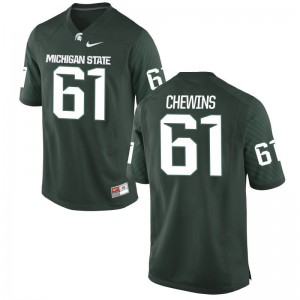 Cole Chewins MSU Official Men Game Jerseys - Green