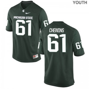 Cole Chewins Spartans Official Youth(Kids) Limited Jerseys - Green