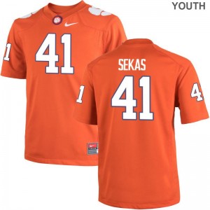 Connor Sekas CFP Champs Official Kids Limited Jersey - Orange