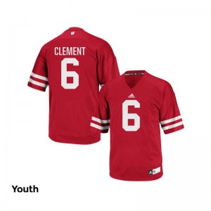 Corey Clement University of Wisconsin Football Youth(Kids) Authentic Jersey - Red