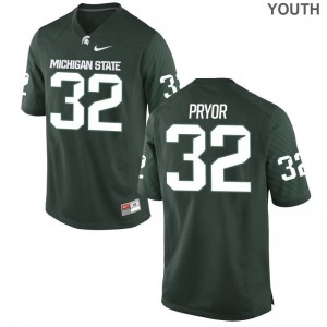 Corey Pryor Spartans Official Youth Game Jersey - Green