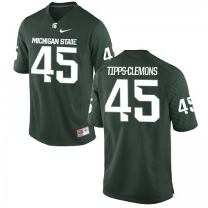 Darien Tipps-Clemons Michigan State Spartans University Men Limited Jerseys - Green