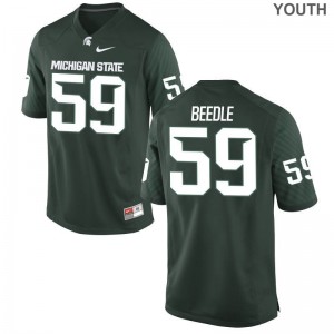 David Beedle Michigan State High School Youth Game Jersey - Green