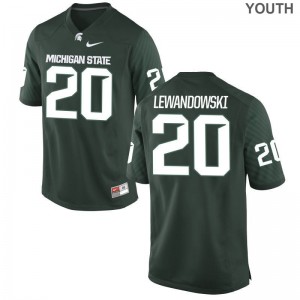 Davis Lewandowski Spartans Alumni Youth(Kids) Game Jerseys - Green