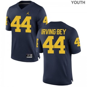 Deron Irving-Bey Michigan Football For Kids Limited Jerseys - Jordan Navy