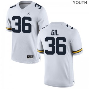 Devin Gil Michigan Player Youth Limited Jersey - Jordan White