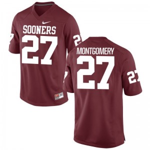 Devin Montgomery OU Sooners Player Youth(Kids) Limited Jerseys - Crimson