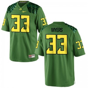 Dexter Myers Oregon Official Mens Game Jerseys - Apple Green