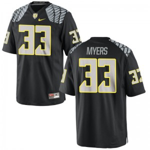 Dexter Myers Oregon NCAA Mens Game Jerseys - Black