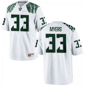 Dexter Myers UO College Mens Game Jersey - White