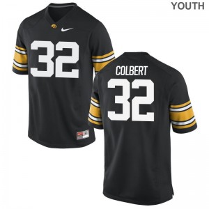 Djimon Colbert Iowa Football Youth Limited Jerseys - Black