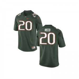 Ed Reed Miami NCAA For Men Game Jersey - Green