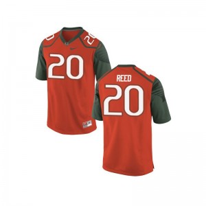 Ed Reed Miami Hurricanes Official For Men Limited Jersey - Orange_Green