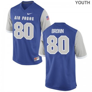 Ethan Brown Air Force Academy Player Kids Game Jerseys - Royal