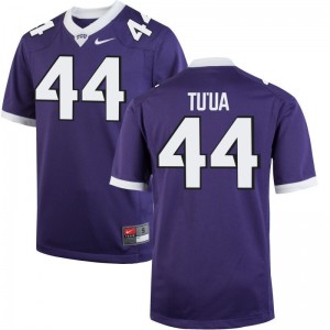 Ezra Tu'ua TCU Horned Frogs Official For Men Game Jerseys - Purple