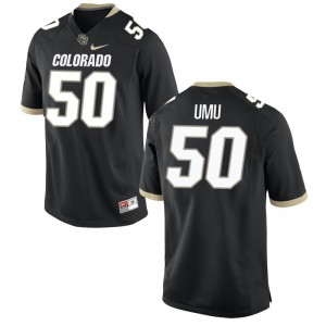 Frank Umu Colorado Buffaloes NCAA For Men Game Jersey - Black