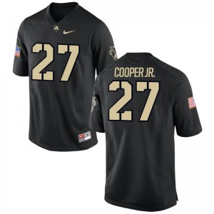 Fred Cooper Jr. United States Military Academy Official Mens Game Jersey - Black