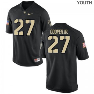 Fred Cooper Jr. Army Black Knights Player For Kids Game Jersey - Black