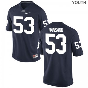 Fred Hansard Penn State College Youth(Kids) Game Jersey - Navy