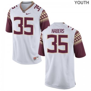 Gabe Nabers Florida State NCAA Youth Game Jerseys - White