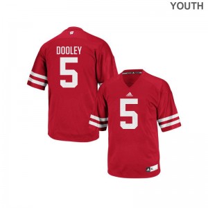Garret Dooley UW NCAA For Kids Authentic Jersey - Red