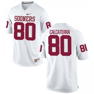 Grant Calcaterra Oklahoma Sooners Football Mens Limited Jerseys - White