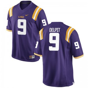 Grant Delpit LSU Football Men Limited Jersey - Purple