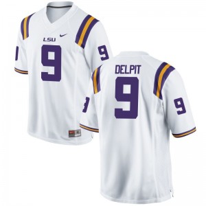 Grant Delpit Louisiana State Tigers College Mens Limited Jersey - White