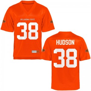 Gunner Hudson Oklahoma State Cowboys High School Mens Game Jerseys - Orange