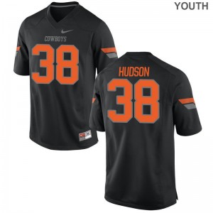 Gunner Hudson Oklahoma State Cowboys College Youth Limited Jerseys - Black