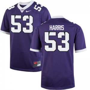 Hunter Harris Texas Christian High School Men Game Jerseys - Purple