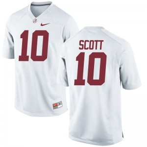JK Scott University of Alabama Football Mens Game Jerseys - White
