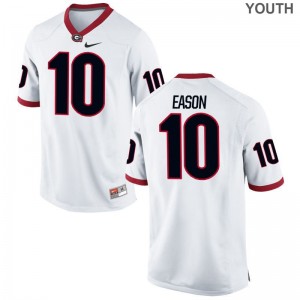 Jacob Eason UGA Bulldogs Official Kids Limited Jerseys - White