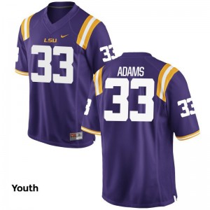 Jamal Adams LSU Player Kids Limited Jersey - Purple