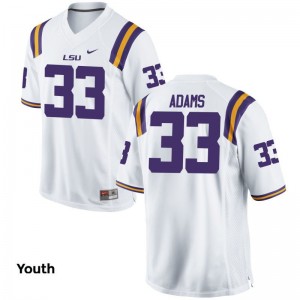 Jamal Adams Tigers Official Youth(Kids) Limited Jerseys - White