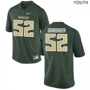 Jamie Gordinier Miami Hurricanes Official For Kids Game Jersey - Green