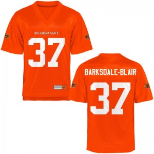 Javarus Barksdale-Blair OK State Player For Men Limited Jerseys - Orange
