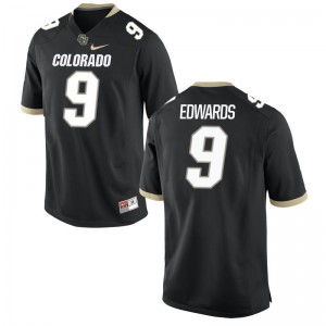 Javier Edwards Colorado High School Mens Game Jersey - Black