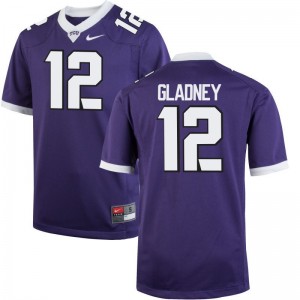 Jeff Gladney TCU College Men Game Jersey - Purple