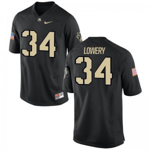 Jeremiah Lowery USMA Official Mens Limited Jerseys - Black