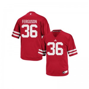 Joe Ferguson Wisconsin Football Mens Authentic Jerseys - Red