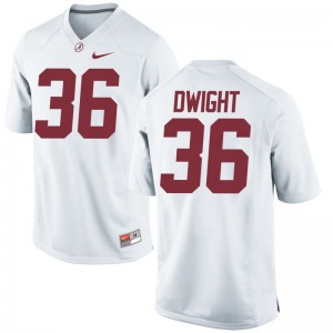 Johnny Dwight Bama College For Men Game Jersey - White