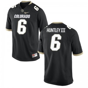 Johnny Huntley III University of Colorado Official For Men Limited Jerseys - Black