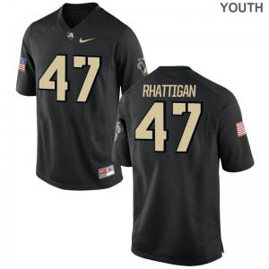 Jon Rhattigan Army University Youth(Kids) Limited Jerseys - Black