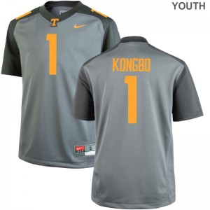 Jonathan Kongbo Vols Player Youth(Kids) Game Jerseys - Gray