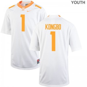 Jonathan Kongbo Tennessee Vols Football Kids Game Jersey - White