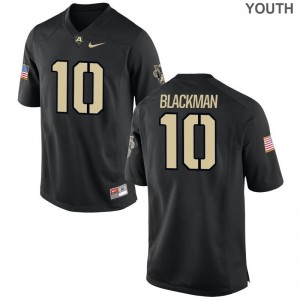 Jordan Blackman Army Alumni Kids Game Jersey - Black