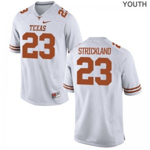 Jordan Strickland Texas Longhorns Alumni Youth Game Jersey - White