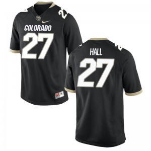 Joseph Hall UC Colorado College Mens Game Jersey - Black
