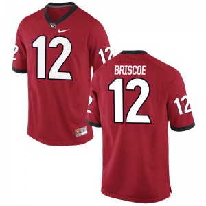 Juwuan Briscoe Georgia Official For Men Limited Jerseys - Red